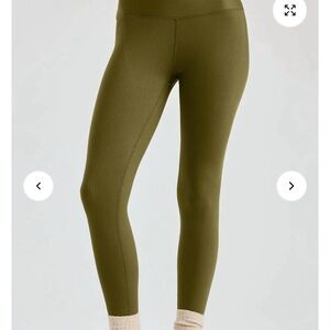 Years of Ours Olive Green ribbed Leggings XS excellent condition